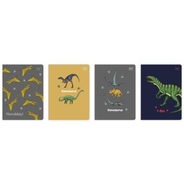 Zeszyt A5/32K trzylinia kolor Dinozaurus (10szt)