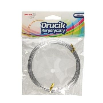 Druciki florystyczne 3mx2mm srebrne