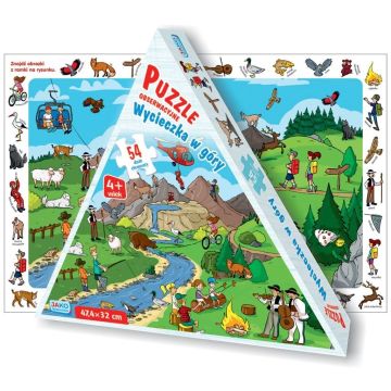 Puzzle 54 obserwacyjne. Wycieczka w góry