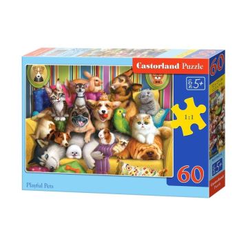 Puzzle 60 Playful Pets