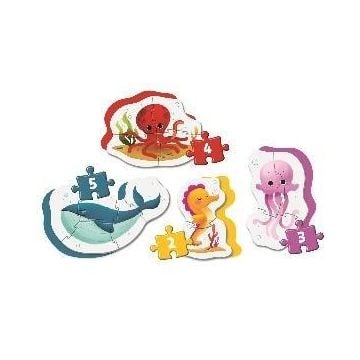 Moje Pierwsze Puzzle Sea Life