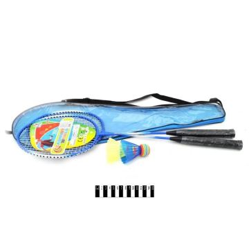 Zestaw metalowych rakiet badminton w pokrowcu MIX