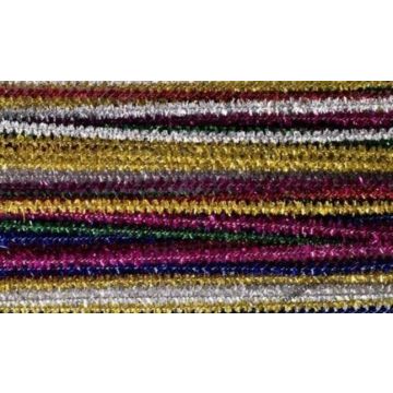 Druciki kreatywne metaliczne MIX 30cm 25szt