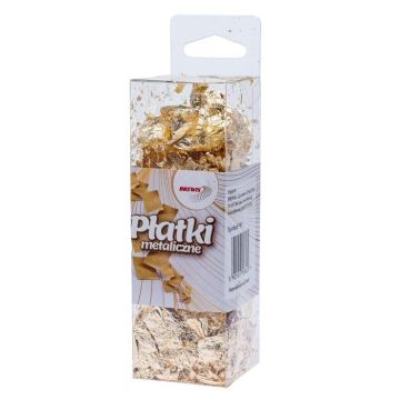 Płatki metaliczne złote