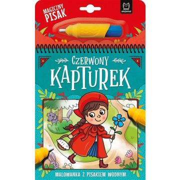 Czerwony Kapturek. Malowanka z pisakiem wodnym