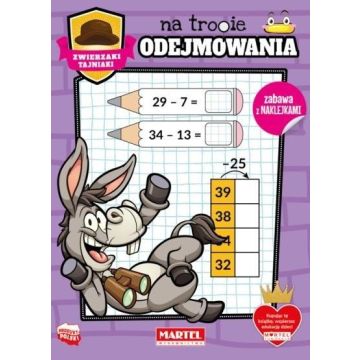 Zwierzaki tajniaki. Na tropie odejmowania..
