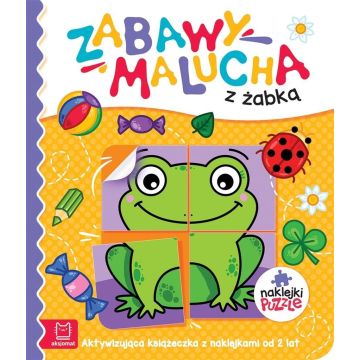Zabawy malucha z żabką. Aktywizująca książeczka