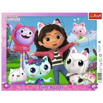 Puzzle ramkowe 25 Poznaj Gabi TREFL