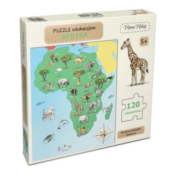 Puzzle edukacyjne Afryka 120el