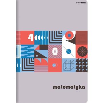 Zeszyt A5/60K kratka Matma (10szt) TOP2000