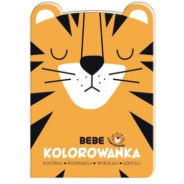Kolorowanka A4 16 90g Tygrys Bebe