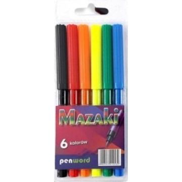 Mazaki 6 kolorów