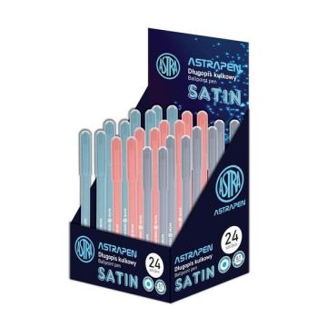 Długopis kulkowy Satin Pen (24szt) ASTRA