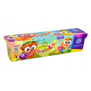 Masa plastyczna Frutolina Pastel 4x100g ASTRA