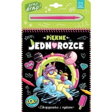 Piękne jednorożce. Zdrapywanka z rysikiem