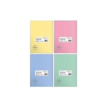 Zeszyt B5/60K kratka Eco PP Pastel Colors (5szt)