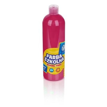 Farba szkolna róż 500ml ASTRA