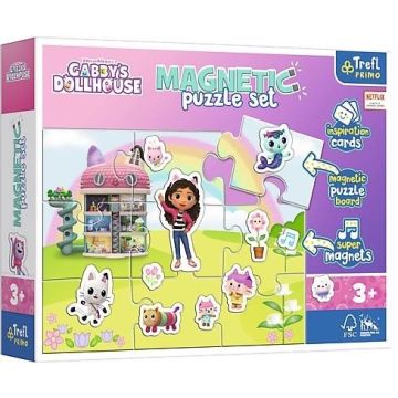 Puzzle magnetyczne Poznaj świat Gabi TREFL
