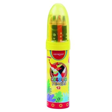 Kredki jumbo tróijątne 12szt