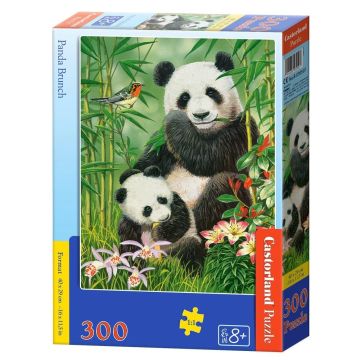 Puzzle 300 Panda Brunch CASTOR