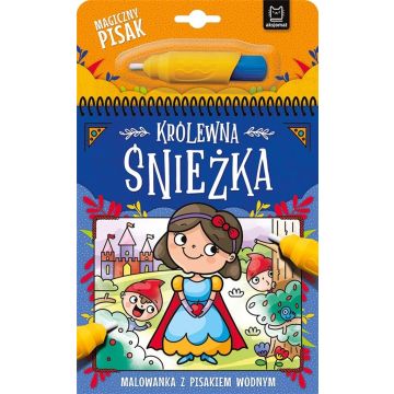 Królewna Śnieżka. Malowanka z pisakiem wodnym