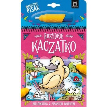 Brzydkie kaczątko. Malowanka z pisakiem wodnym