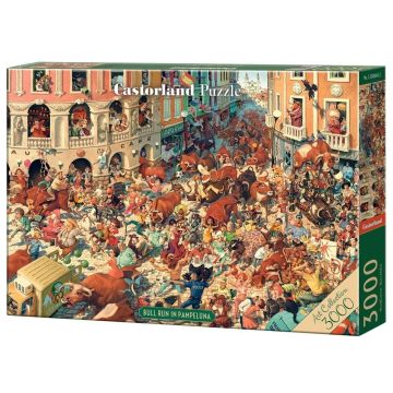 Puzzle 3000 Bull Run in Pampeluna