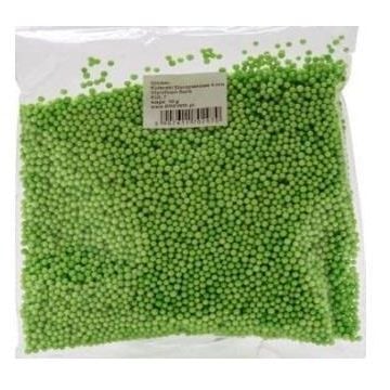 Styropianowe kulki 4mm zielone 10g