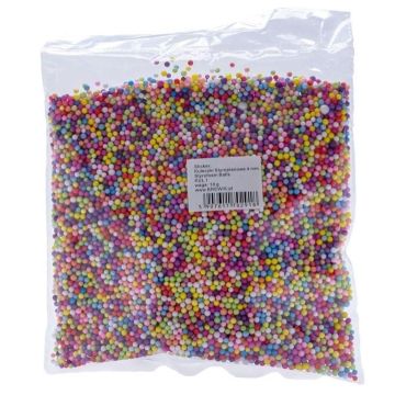 Styropianowe kulki 4mm kolorowe 10g