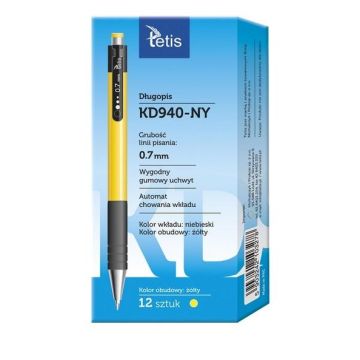 Długopis obudowa żółta KD940-NY (12szt)