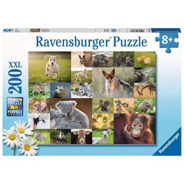 Puzzle dla dzieci 200 Zwierzątka