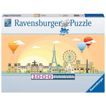 Puzzle 1000 Panoramiczne Paryż