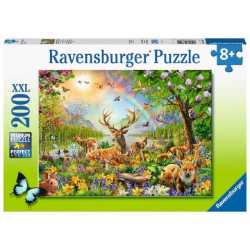 Puzzle dla dzieci: 200 Leśne zwierzęta