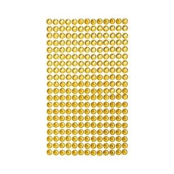 Kryształki samoprzylepne yellow 6mm 260szt