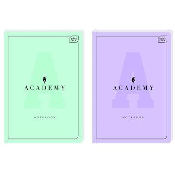 Brulion A4/96K linia Academy Pastel (5szt)