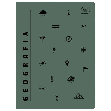 Zeszyt A5/60K kratka UV Geografia (10szt)