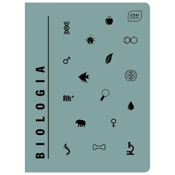 Zeszyt A5/60K kratka UV Biologia (10szt)
