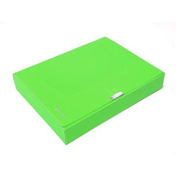 Teczka A4 box 55mm neon zielona