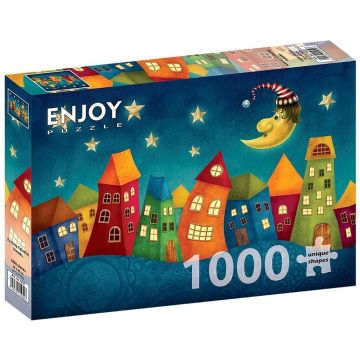 Puzzle 1000 Kolorowe domy