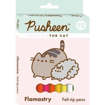 Flamastry 12 kolorów Pusheen