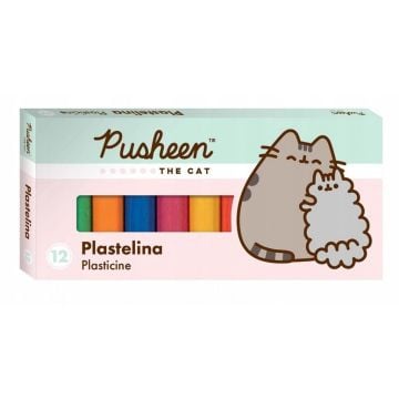 Plastelina 12 kolorów Pusheen BAMBINO