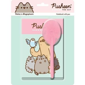 Zestaw długopis + notes Pusheen