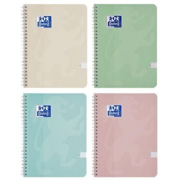 Kołozeszyt A4/80K kratka Touch Pastel (5szt)