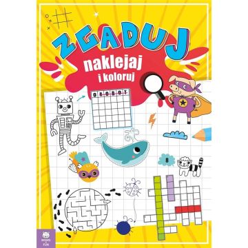 Zgaduj naklejaj i koloruj