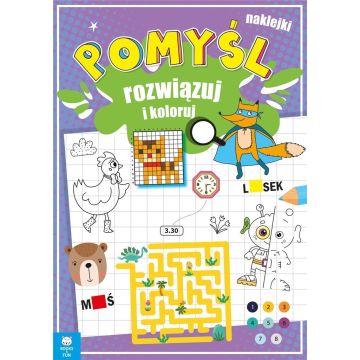 Pomyśl rozwiązuj i koloruj
