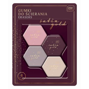 Gumka do mazania Satin Gold 4szt