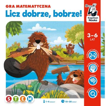 Kapitan nauka. Licz dobrze, bobrze! Gra na liczeni