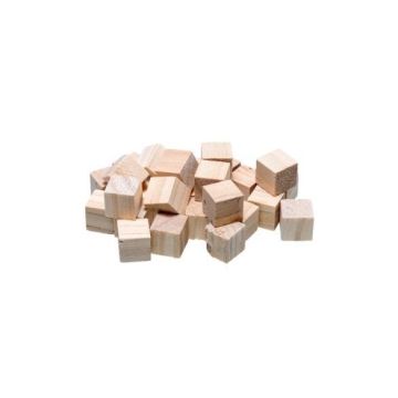 Kostki drewniane naturalne 1,5cm 21szt