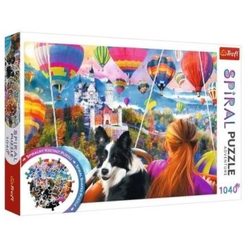 Puzzle 1040 Spiral Festiwal balonów TREFL