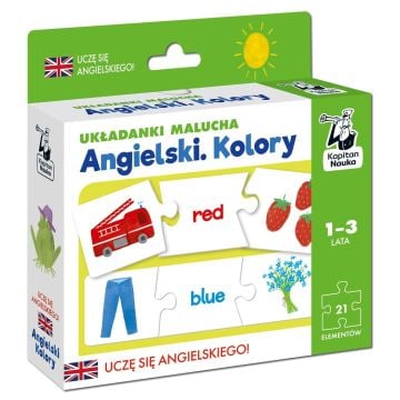 Kapitan nauka Angielski Kolory 1-3 lat